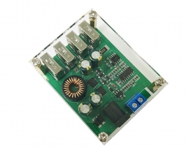 DC-DC Step Down Module 4 USB Interface 5A Buck Converter Power Supply Module DC 9V/12V/24V/36V/48V/60V to DC 5V